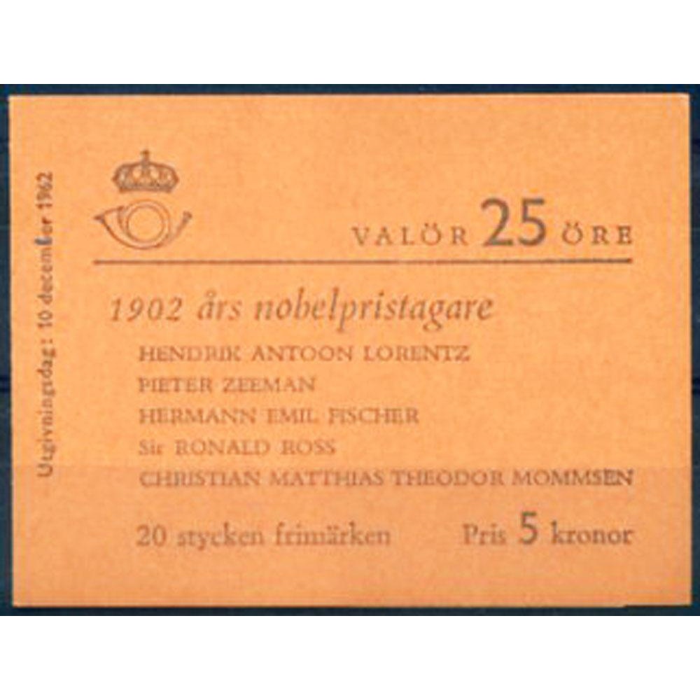 Premi Nobel 1962. Libretto.