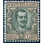 Regno. Floreale 10 lire 1910.