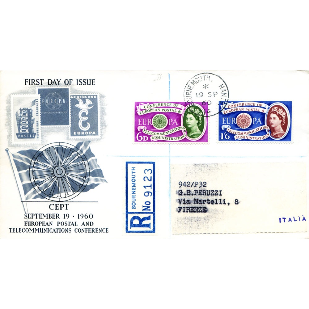 Europa 1960. FDC.