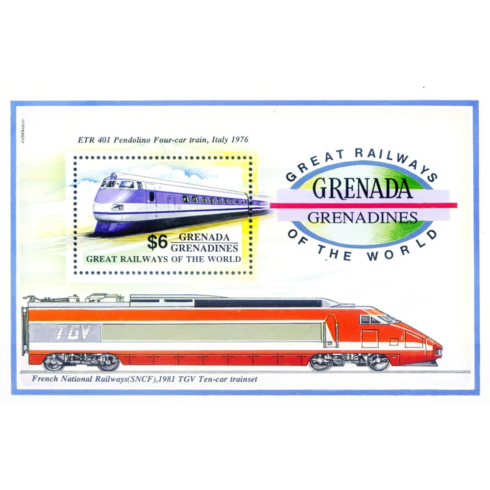 Grenadines. Treni 1992.